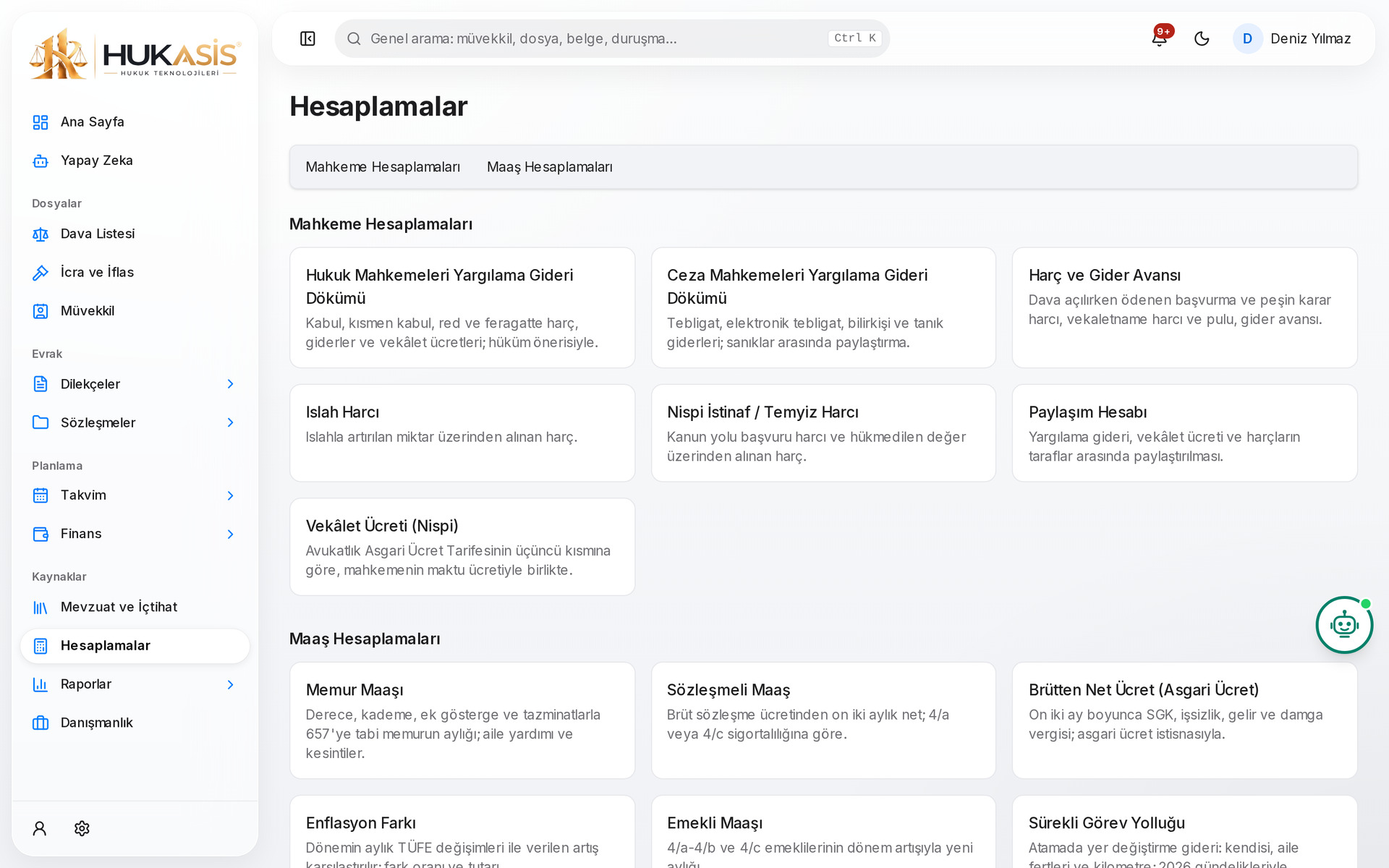 Hesaplamalar